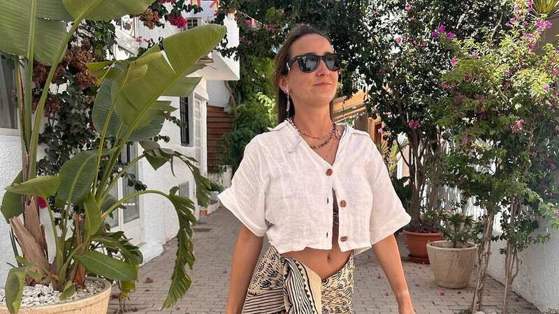 Lucía Pombo was on holiday in Tanzania (Image: Jam Press)