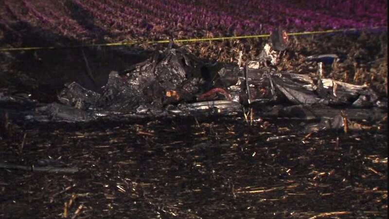 According to the Federal Aviation Administration, the pilot was the only person on board. (Image: WRTV)