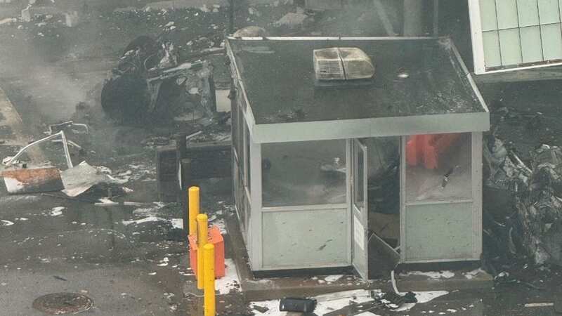 The post was near the site of the car explosion (Image: One Niagara Welcome Center)
