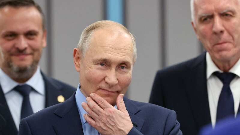 Vladimir Putin seen in Veliky Novgorod, Russia (Image: Getty Images)