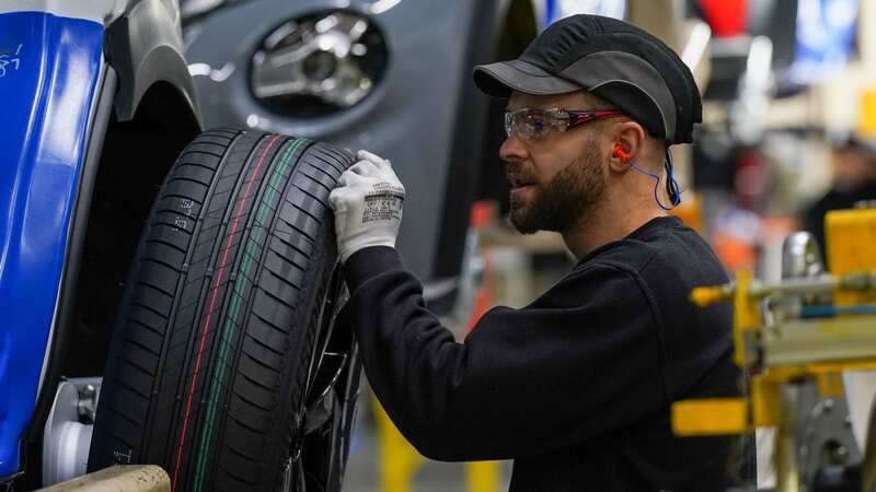 The car plant is expanding its production of electric vehicles - supporting jobs in the region (Image: PA)