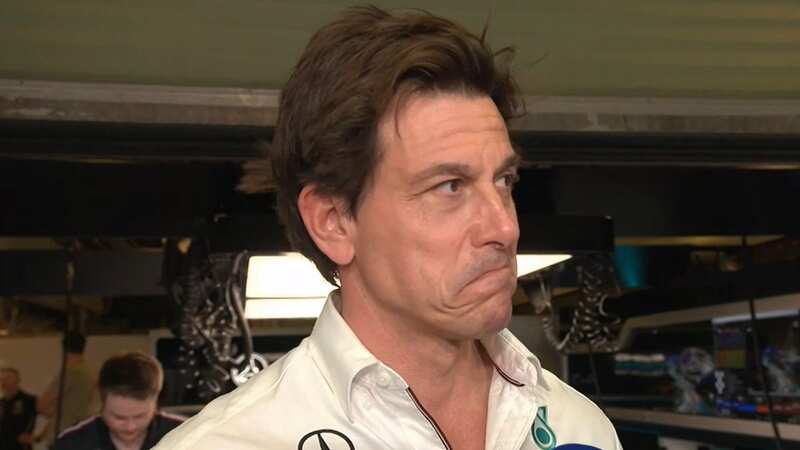 Mercedes team principal Toto Wolff reacted to Abu Dhabi Grand Prix qualifying (Image: Sky Sports)