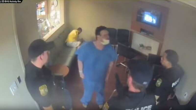 Cop and amateur boxer knocks mentally-ill hospital patient unconscious