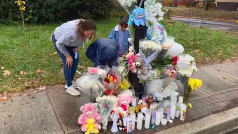 A massive amount of tributes were left at the scene of the horror accident