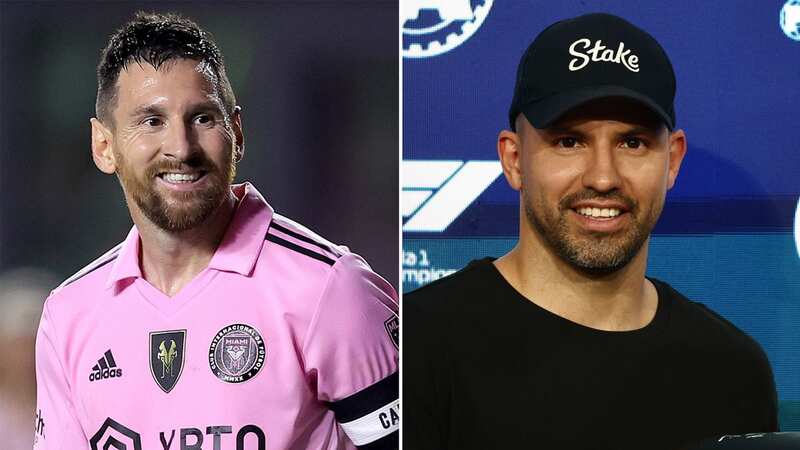 Phil Foden and Sergio Aguero won three Premier League titles as teammates at Man City (Image: MARTIN RICKETT/POOL/AFP via Getty Images)