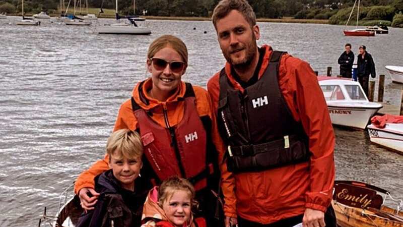 Lynsey Gregory, pictured with her family, was diagnosed with cancer (Image: Lynsey Gregory)