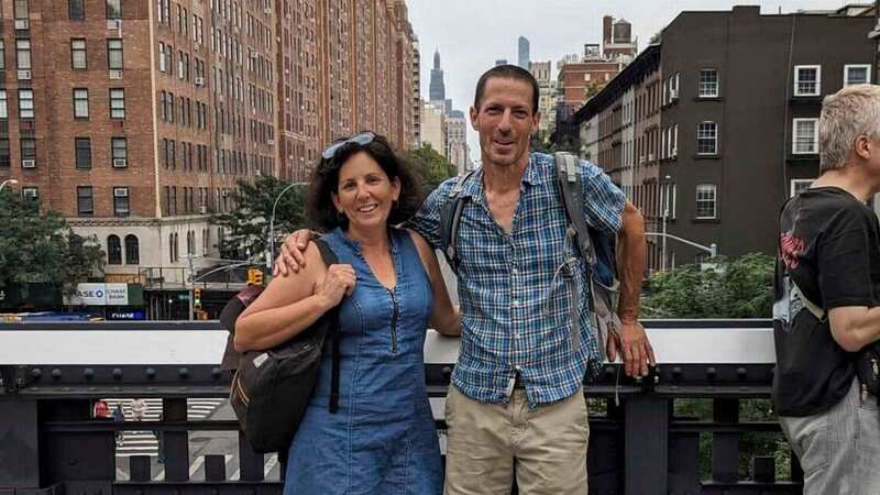 Atzili and her husband Aviv, pictured here in New York, were taken hostage when Hamas attacked Kibbutz Nir Oz in Southern Israel (Image: AP)