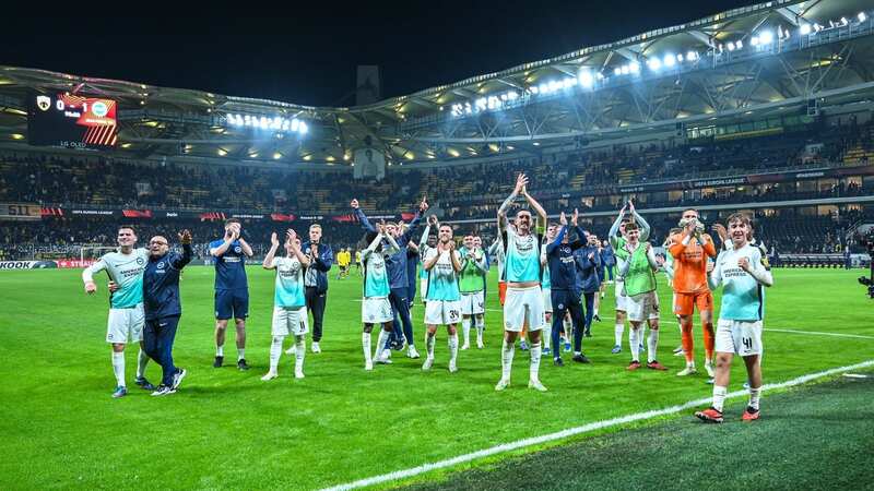 Brighton continue their European adventure with a win in Greece (Image: Stefanos Kyriazis/IPA Sport/ipa-agency.net/REX/Shutterstock)