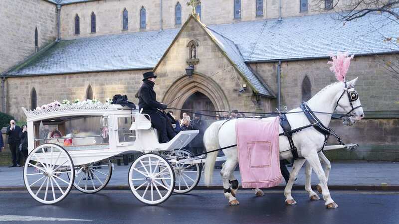 A horse drawn carriage carried Indi