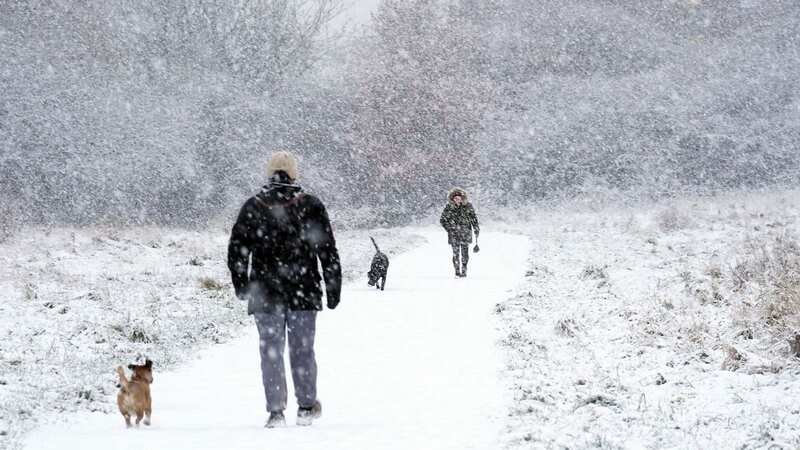Snowy scenes swept across the country again on Friday - and are set to continue (Image: PA)