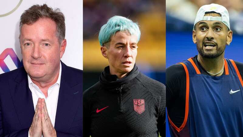 Morgan and Kyrgios agreed when it came to a viral video featuring Rapinoe (Image: Getty)