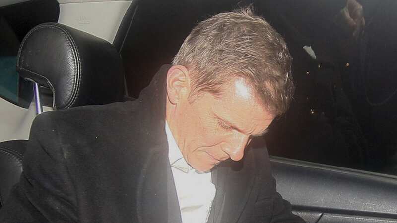 Nigel Harman and Katya Jones were snapped leaving the Strictly studio following their emotional exit from the competition (Image: JAMES CURLEY AND MAGICMOMENTSUK)