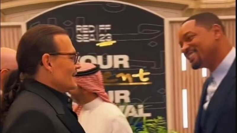Will Smith fans spot friendly embrace with Johnny Depp at film festival