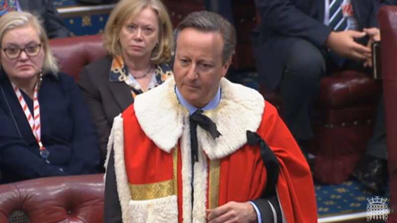 As Lord Cameron is not an elected MP, he answers questions from peers in the House of Lords
