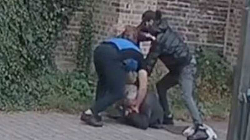 Brutal moment thieves hurl couple to ground then steal £28,000 Rolex watch