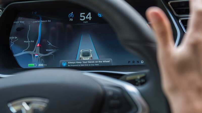 A whistleblower raised concerns about Teslas and their ability to drive safely on the road using AI technology (Image: Bloomberg via Getty Images)