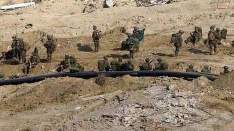 The Israeli army has installed at least five large pumps in Gaza that could fill the 300-mile underground labyrinth in a matter of weeks. (Image: Twitter)
