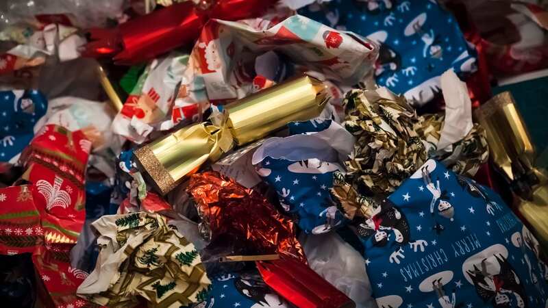 About 39 million Christmas crackers and 75% of cards end up binned (Image: Getty Images/iStockphoto)