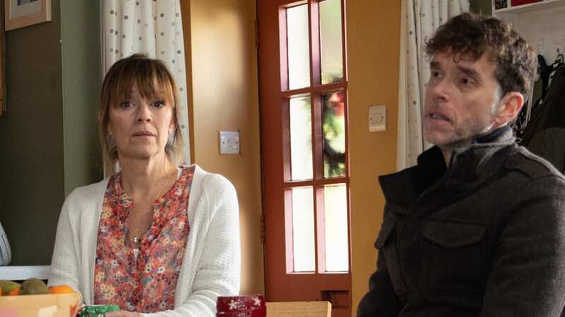 Emmerdale is lining up explosive scenes as Marlon Dingle and Rhona Goskirk continue to struggle following a recent baby bombshell in the village (Image: ITV)