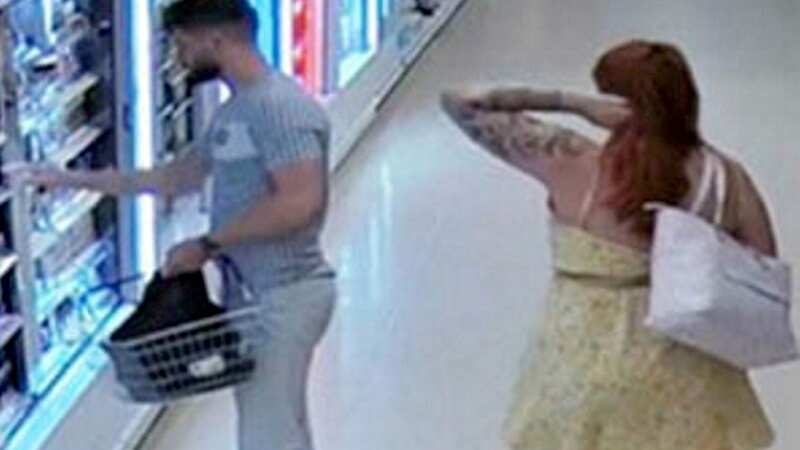 Marian Oprescu and Alexandra Radu were pictured on CCTV as they stole goods from Tesco (Image: Nottinghamshire Police / SWNS)
