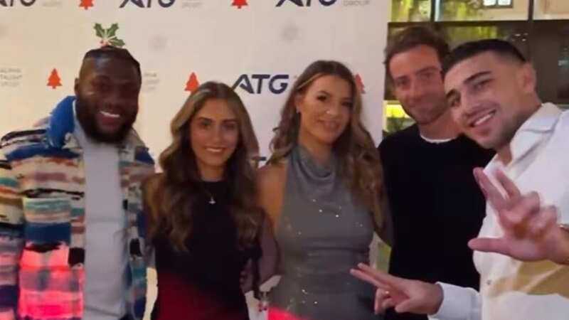 Tommy Fury and Laura Vaughan partied at their agency