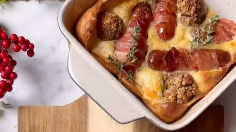 Mouthwatering pigs in blankets toad in the hole (Image: chloeandleox/Instagram)