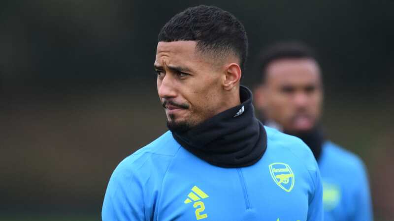 William Saliba has been a key player for Arsenal again this season (Image: Arsenal FC via Getty Images)