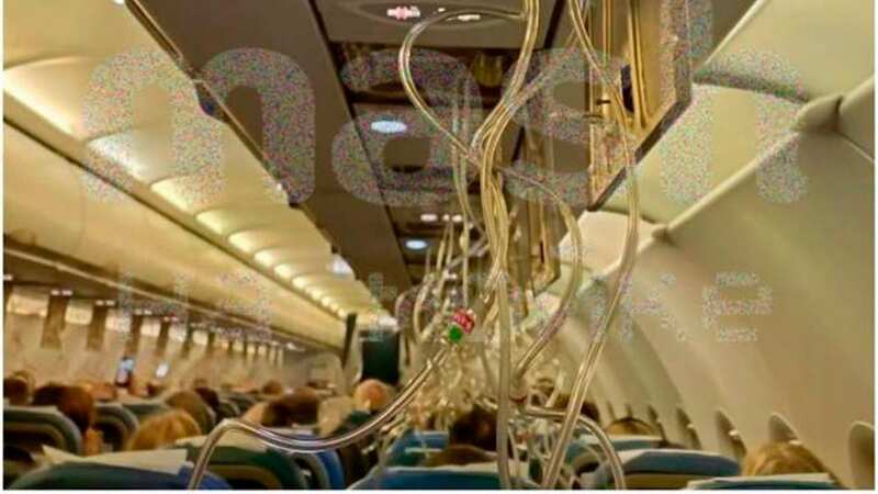 The cabin suddenly depressurised onboard the flight (Image: mash)