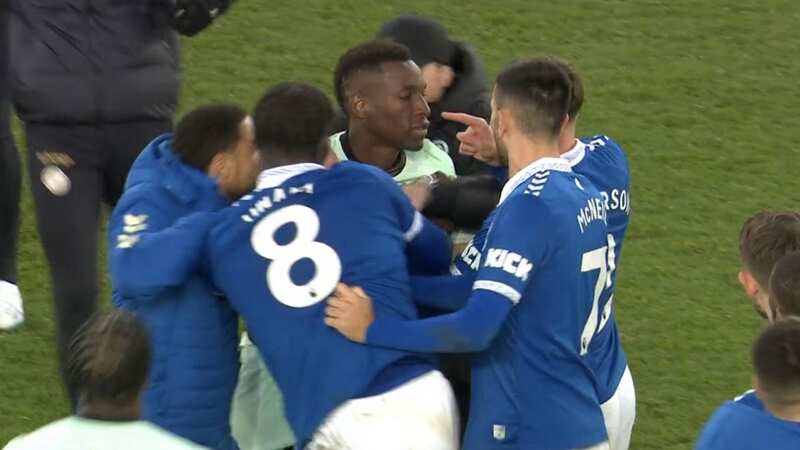 Nicolas Jackson had to be restrained after Chelsea