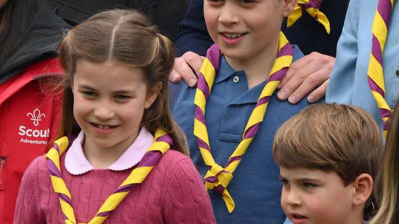 Princess Charlotte made a brave gesture during an upsetting moment (Image: DANIEL LEAL/POOL/AFP via Getty Images)