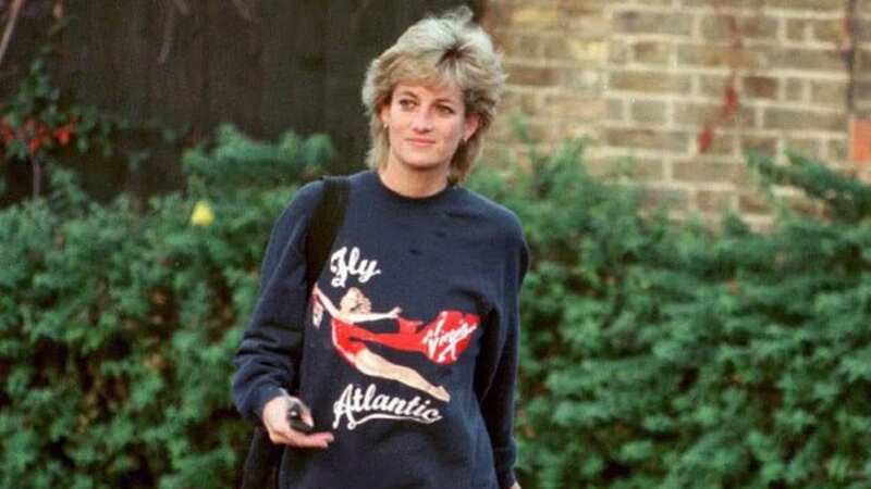 The Princess paired the sweatshirt with her famous cycling shorts