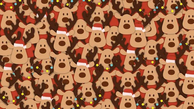 If you can spot Rudolph, you
