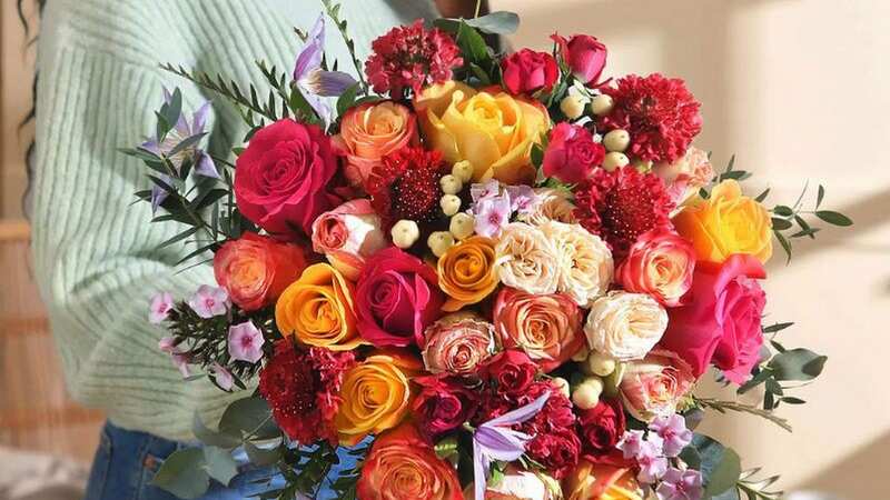 Sending a bunch of flowers is a thoughtful gift that can be organised last-minute (Image: Bloom & Wild)