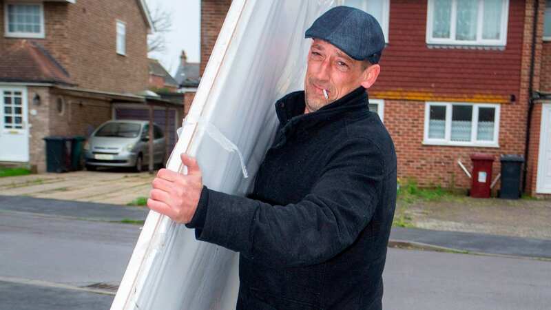 Steve Thomson has been pictured back at work since his huge jackpot win (Image: Steve Reigate)