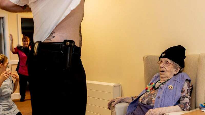 Adam Price gave Monica Ruddick the perfect birthday treat (Image: North News & Pictures Ltd northnews.co.uk)