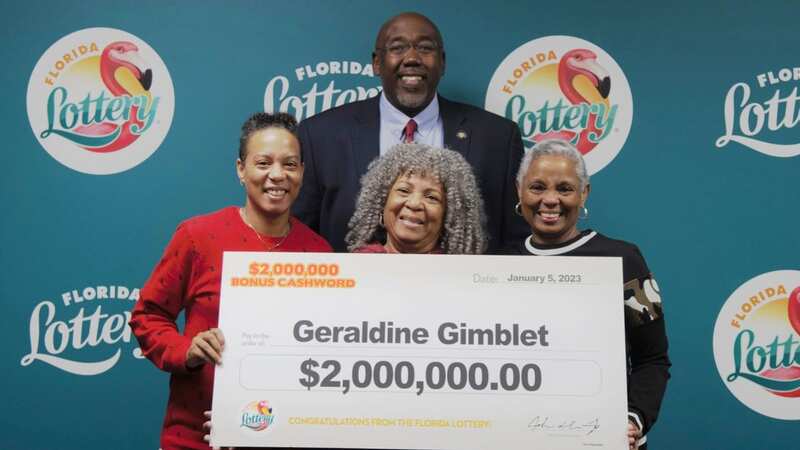A woman won a $2 million jackpot after she spent her entire life