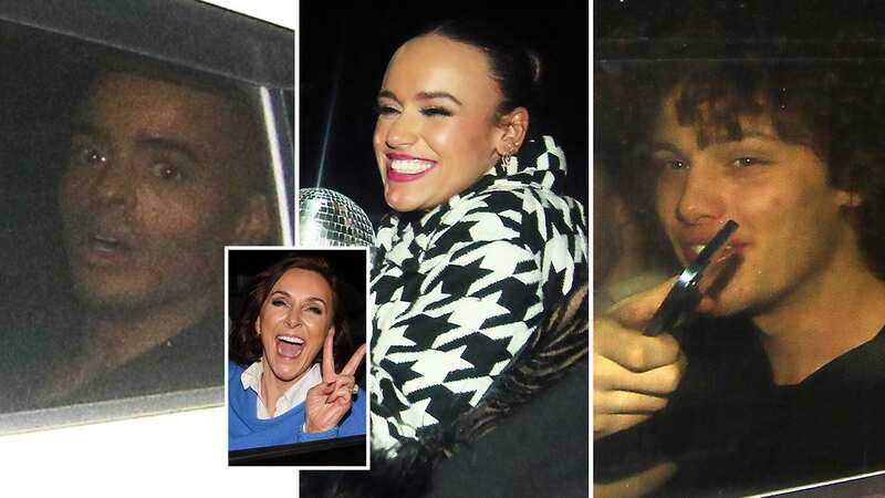 Bleary-eyed Strictly stars pictured escaping boozy BBC afterparty at 4am