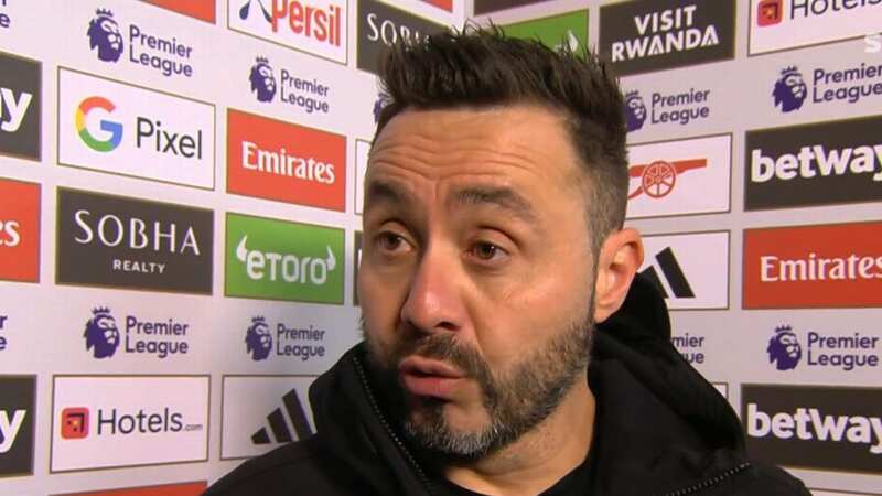 Roberto De Zerbi makes very bold Arsenal claim after Brighton defeat