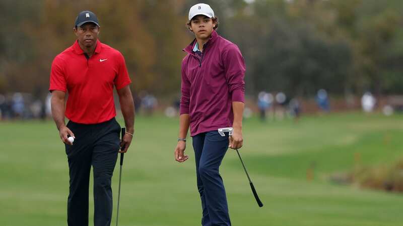 Charlie Woods displayed some familiar tendencies at the PNC Championship. (Image: Photo by Mike Mulholland/Getty Images)