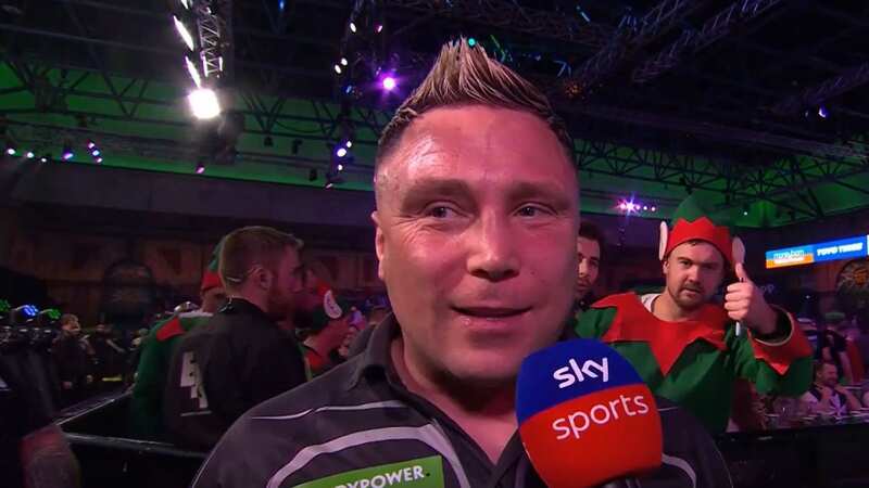 Gerwyn Price cruised into round three despite a turbulent build-up