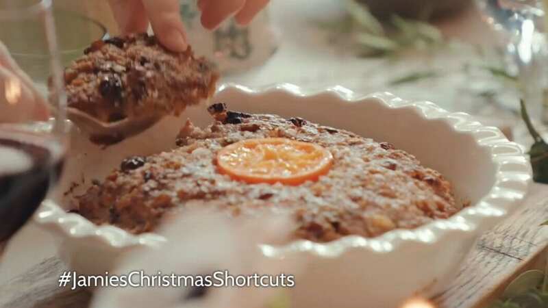 Jamie makes his stuffing for both veggies and meat eaters (Image: Channel 4)