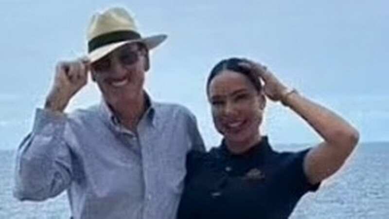 Colin Armstrong, 78, and his girlfriend, Katherine Paola Santos (Image: Instagram)