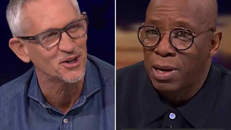 Ian Wright provoked an angry reaction from his Match of the Day colleague (Image: Getty Images)