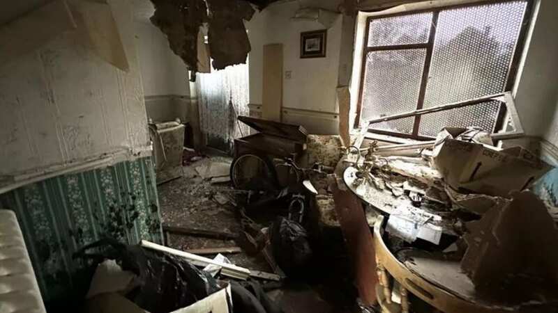 The owner died in 2006 and the house became overgrown and plagued by rats (Image: South Staffordshire Council)