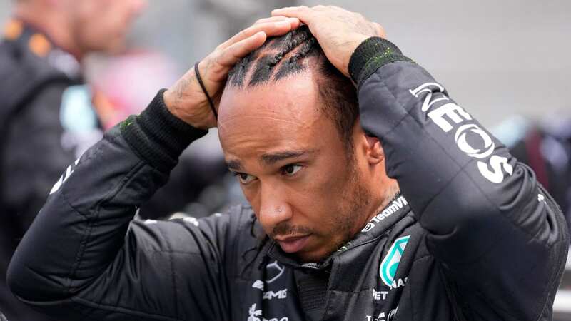 Lewis Hamilton spent 2023 racing with a Mercedes car that was too high off the ground (Image: AP)