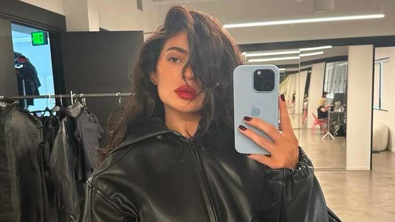 Kylie Jenner posted her look online (Image: Kylie Cosmetics/Instagram)