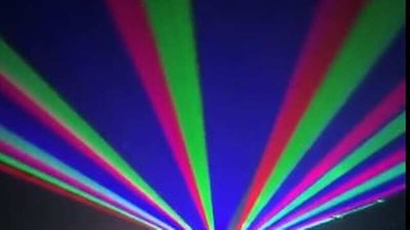 These eye-catching light displays are reportedly part of a new initiative by the Chinese highway authorities to keep drivers awake (Image: Science girl/X)