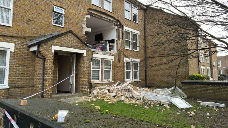 Flat explosion horror as blast destroys building as people slept