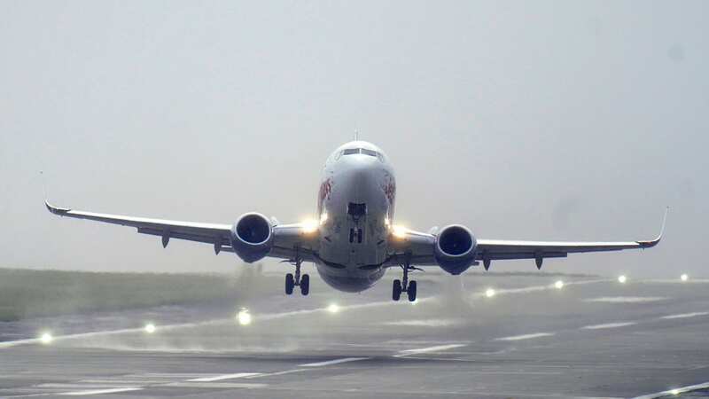 Brits have been warend that the wet and windy conditions could disrupt travel