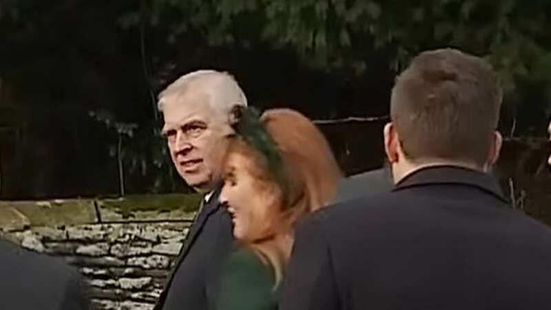 Prince Andrew and Sarah Ferguson seen at St Mary Magdalene